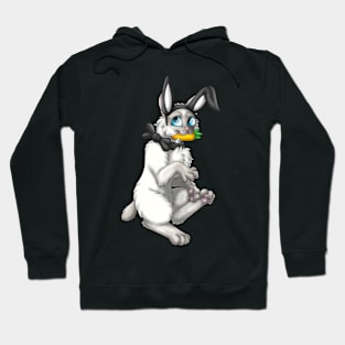 Bobtail BunnyCat: Fawn Point (Black) Hoodie